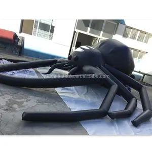 Halloween Event Advertising Cartoon Inflatable Customized 6m Spider Model For Club Stage A320
