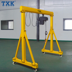 TXK मिनी समायोज्य मैनुअल मोबाइल गैन्ट्री क्रेन 1 टन - Product Image 5