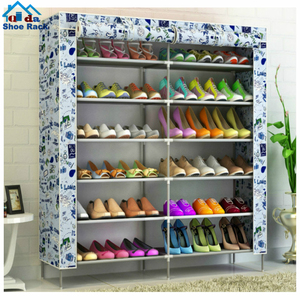5 hai lớp 8 Lưới Vải Không dệt Giày Rack Kệ Lưu Trữ Closet Organizer Tủ Giày Tủ Lưu Trữ Đồ Nội Thất - Product Image 5