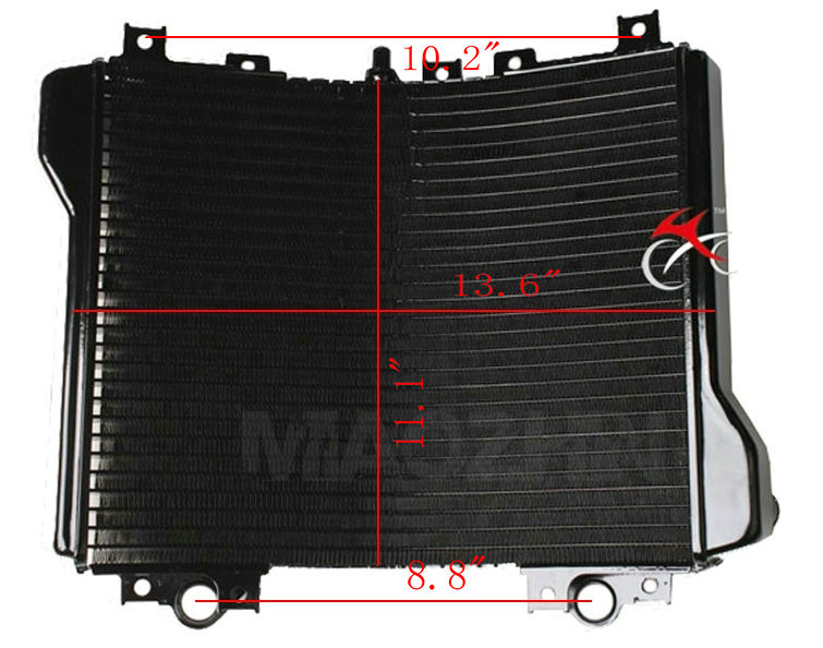 TCMT XF-352 Radiator - Efficient Cooling for Kawasaki ZX11