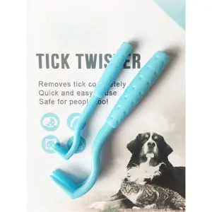 TR01 Confezione da 2 tick twister prevenzione tick remover delle pulci e zecche per i cani