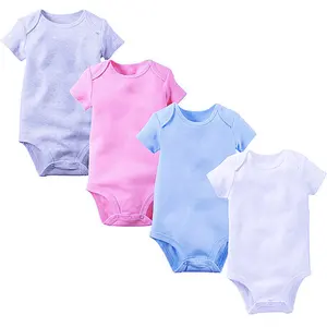 Newborn Organic Cotton Short Unisex Baby Clothing OEM Service Floral Knitted Colors Pri100ng Towels Summer Sotowelsmmer