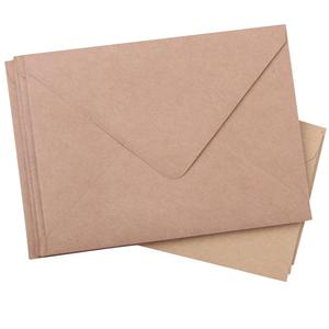 定制尺寸再生信封牛皮纸信封迷你生态方形牛皮纸信封 - Product Image 3
