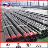 Tuyau de forage et tube de revêtement en acier sans soudure laminé à chaud API 5CT K55 J55 N80 pour puits pétroliers et pipelines de gaz