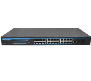 L3 dikelola 24G + 4G SFP uplink gigabit Ethernet 24 port PoE switch untuk nirkabel AP.