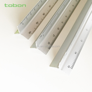 Righello triangolare in alluminio da 30 cm per ingegneri - Product Image 6