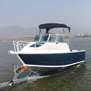 Barco de Pesca de Aluminio con Cabina Cuddy, Modelo PR550 - Product Image 1
