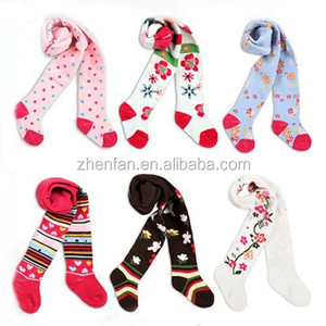 Pretty Jacquard 100% algodón de punto medias bebé - Product Image 2