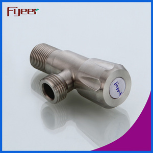 Fyeer Haute Qualité 304 En acier inoxydable Brossé <span class=keywords><strong>Pas</strong></span> <span class=keywords><strong>Cher</strong></span> Vanne D'<span class=keywords><strong>angle</strong></span> - Product Image 2