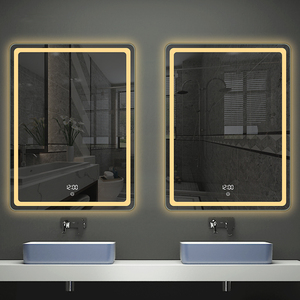 Miroir antibuée chauffant à led pour salle de bains, rétro-éclairé, Anti-brouillard - Product Image 5