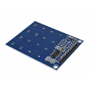 Okystar Oem/Odm <span class=keywords><strong>TTP229</strong></span> 16 Kanaals Digitale Capacitive <span class=keywords><strong>Touch</strong></span> <span class=keywords><strong>Sensor</strong></span> Touchpad Schakelaar Module 4X4 Toetsenbord - Product Image 1