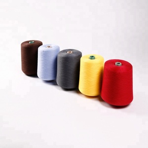 High Tenacity 30S Colored <strong>100</strong> <strong>Polyester</strong> Spun <strong>Yarn</strong> for Knitting and Weaving - Product Image 1