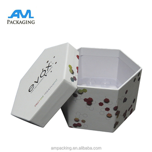 Venta al por mayor de hexagonal de la caja de papel 12 botellas de 8 botella de ampolla caja médica embalaje exterior - Product Image 1
