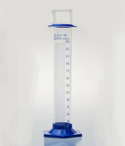 Lab Glass Graduated <strong>Measuring</strong> <strong>Cylinder</strong> with Plastic Stopper - Product Image 4