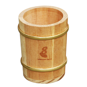 Dondurma yapma makinesi ahşap kova el yapımı vintage ahşap pirinç kova - Product Image 5