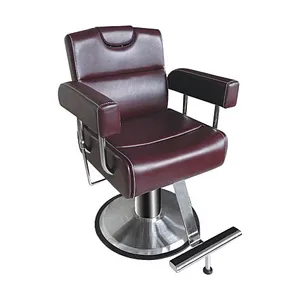 High Quality Modern Barbearia Hair Salon Equipment Synthetic Leather Styling Chairs Adjustable Barber Chair For Barber Shop