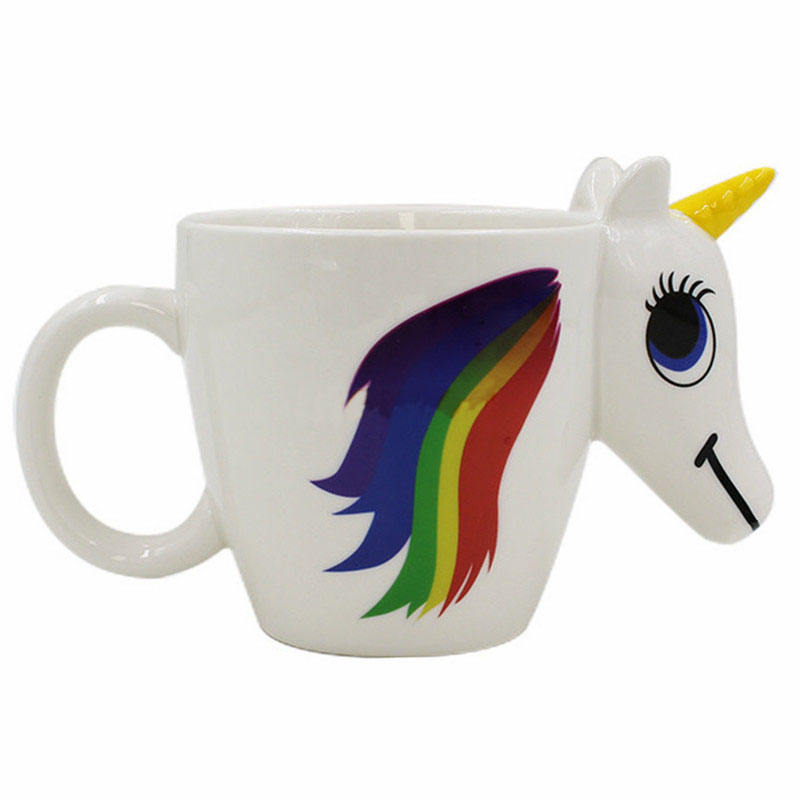 Zogift 2018 pintada <span class=keywords><strong>a</strong></span> <span class=keywords><strong>mano</strong></span> del unicornio taza de consumición de cerámica taza <span class=keywords><strong>para</strong></span> los niños - Product Image 2
