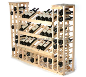 Estante de Exhibición de Vino Tinto Metálico Ligero Personalizable Directo de Fábrica, Estantes de Almacenamiento de <span class=keywords><strong>Bodega</strong></span> de Doble Cara para Supermercados - Product Image 3