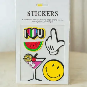 Nhà Sản Xuất Chuyên Nghiệp Tùy Chỉnh Dập Nổi PU Da Sticker Cho Túi