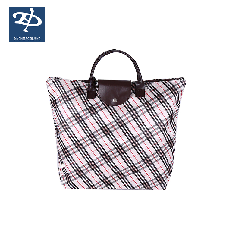 Popular Recycle Waterproof Folding Polyester Non Woven Carry Shopping Bags