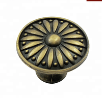 Styles antiques de poignées et boutons en alliage de zinc pour meubles anciens