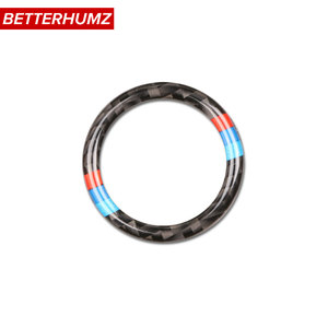 Auto Motor Start Stop Ring stickers Ontsteking Knop <span class=keywords><strong>M</strong></span> Streep decal Ring Voor bmw e90 carbon fiber interieur trim accessoires - Product Image 2