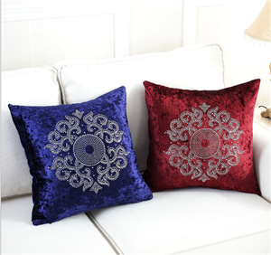 2018 Cuscino di tiro Della Copertura di Cristallo di Lusso Del Modello Del Diamante Cuscino Della Copertura di Bling Per Auto in <span class=keywords><strong>Velluto</strong></span> Vita <span class=keywords><strong>Federe</strong></span> - Product Image 3