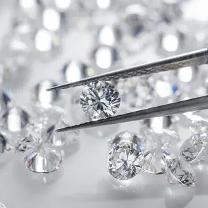 Wholesale Polished Lab Grown Diamond Round Brilliant Loose HPHT Diamond