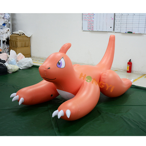 Dinosauro gonfiabile personalizzato cartone animato modello grande crawling dinosauri per pubblicità mostra - Product Image 1