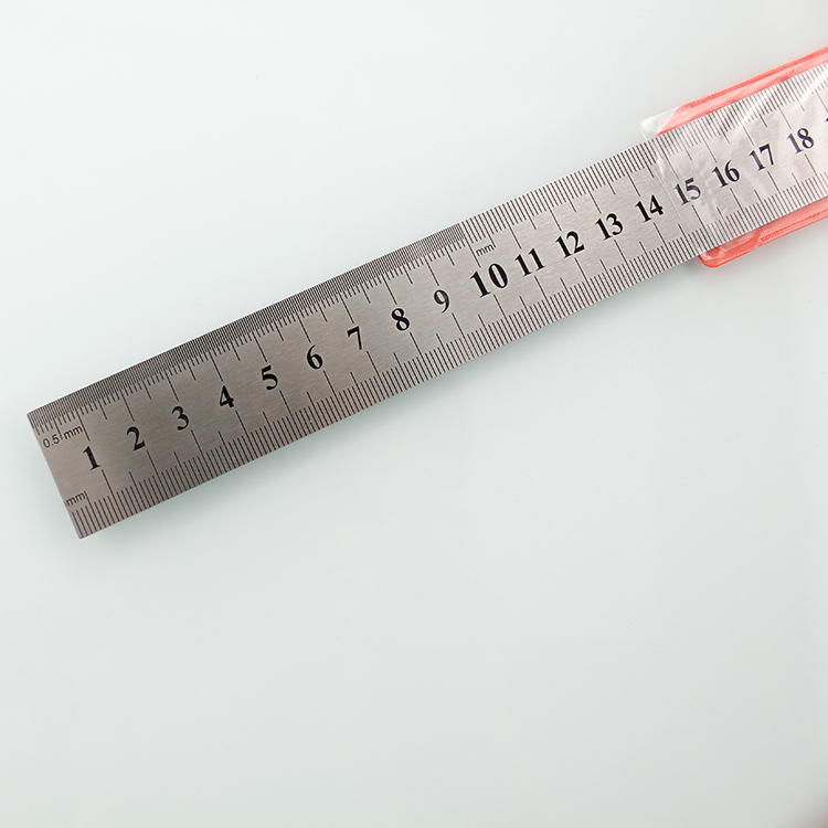 Set 9 Righelli Acciaio Inox - 10/15/20cm Doppia Scala Per Disegno 341995 - 8