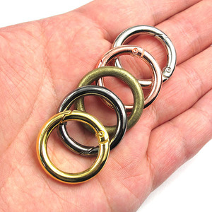 Vòng Carabiner Mùa Xuân Cổng Móc Chìa Khóa Kim Loại O Ring Có Thể Mở Ra O ring - Product Image 4