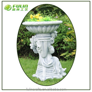 Decorativo Europeo jardín Ángel <span class=keywords><strong>resina</strong></span> flor olla - Product Image 3