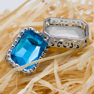 <span class=keywords><strong>Nido</strong></span> de diseño de cristal de coser de forma de rectángulo de diamantes de imitación para la ropa - Product Image 3