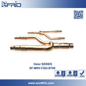Ramos de ar condicionado vrf vrv, reinstalação de tubulação tipo y de cobre, kits de articulação vrf r410a, ramos de y para haier - Product Image 5