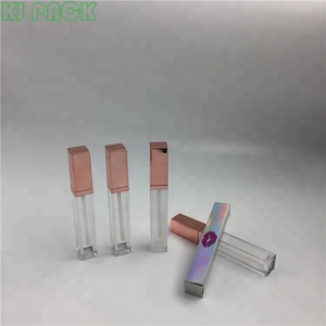 Magnético vacío tubo de lápiz labial de color rosa no logo contenedor lipgloss lápiz labial personalizado contenedor - Product Image 5