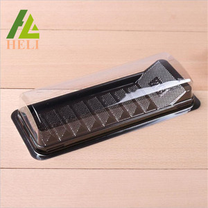 Clear Transparent Plastic <strong>Cake</strong> <strong>Slice</strong> Storage <strong>Box</strong> - Product Image 2