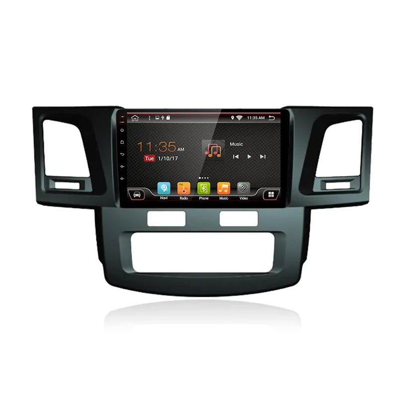 9 "Android11 MP5 WIFI Écran Multimédia Stéréo De Voiture Radio Audio DVD GPS Navigation Lecteur DVD de Voiture pour Toyota Fortuner 2008-2014