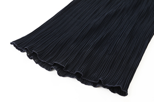 <span class=keywords><strong>Pantaloni</strong></span> Eleganti Casual a Vita Alta e Gamba Larga per Donne, Antirughe, Tinta Unita, Vita Elastica, Tessuto Leggero, <span class=keywords><strong>Pantaloni</strong></span> Dritti Drappeggiati - Product Image 5
