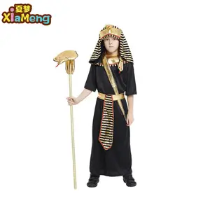 En stock Halloween faraón egipcio cosplay disfraces para niños