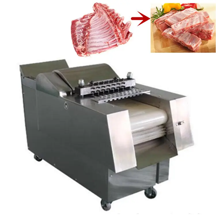 Pemotong Kubus Ayam Beku Komersial/Mesin Pemotong Dadu Daging Besar/Mesin Pemotong Kubus Daging