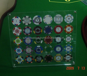 Casion de poker puce d'affichage rack pour 30 pc puce de poker - Product Image 1