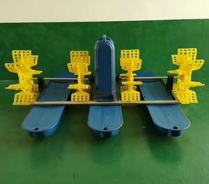 Aérateurs à roues à pales en acier inoxydable à haute efficacité avec 4 impellers pour l'aquaculture et l'élevage de crevettes - Product Image 4