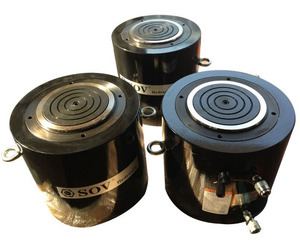 Crics hydrauliques industriels à piston série <span class=keywords><strong>SOV</strong></span> CLRG 50 tonnes certifiés CE - Product Image 3