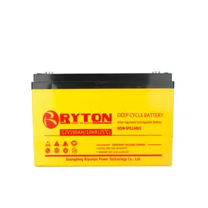 भारत में Ryton गर्म सील सौर ऊर्जा प्रणाली घर sla 12 volts 100amp placas solares ई baterias