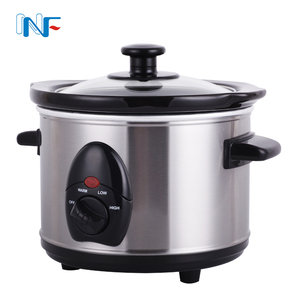 1.5L Draagbare Elektrische Crock Pot Slowcooker Roestvrijstalen - Product Image 4