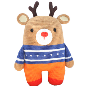 Alce <span class=keywords><strong>de</strong></span> Navidad hecho <span class=keywords><strong>a</strong></span> mano, alce <span class=keywords><strong>de</strong></span> juguete, Floor, almohada <span class=keywords><strong>de</strong></span> suelo <span class=keywords><strong>de</strong></span> bebé, 100% - Product Image 2