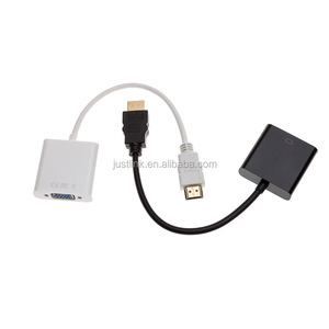 Para HDMI a VGA Cable Adaptador convertidor macho a hembra para PS4 1080P Digital a analógico Video y Audio PVC para PC Laptop Tablet - Product Image 6