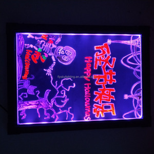 Bảng Xóa Khô Ánh Sáng Chiếu Sáng Bảng Vẽ Cho Trẻ Em Bảng Vẽ Đồ Họa Vẽ Nguệch Ngoạc Bảng Viết Tin Nhắn LED Cảm Giác - Product Image 4