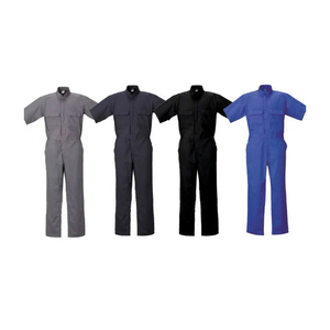 कस्टम महिलाओं पुरुषों बैंगनी गुलाबी कपास पीले गर्मियों Workwear Coverall - Product Image 5