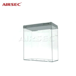Airsec <span class=keywords><strong>EAS</strong></span> AM RF chống trộm an ninh trong suốt PC nhựa an toàn hơn Hộp Tag cho bán lẻ - Product Image 1